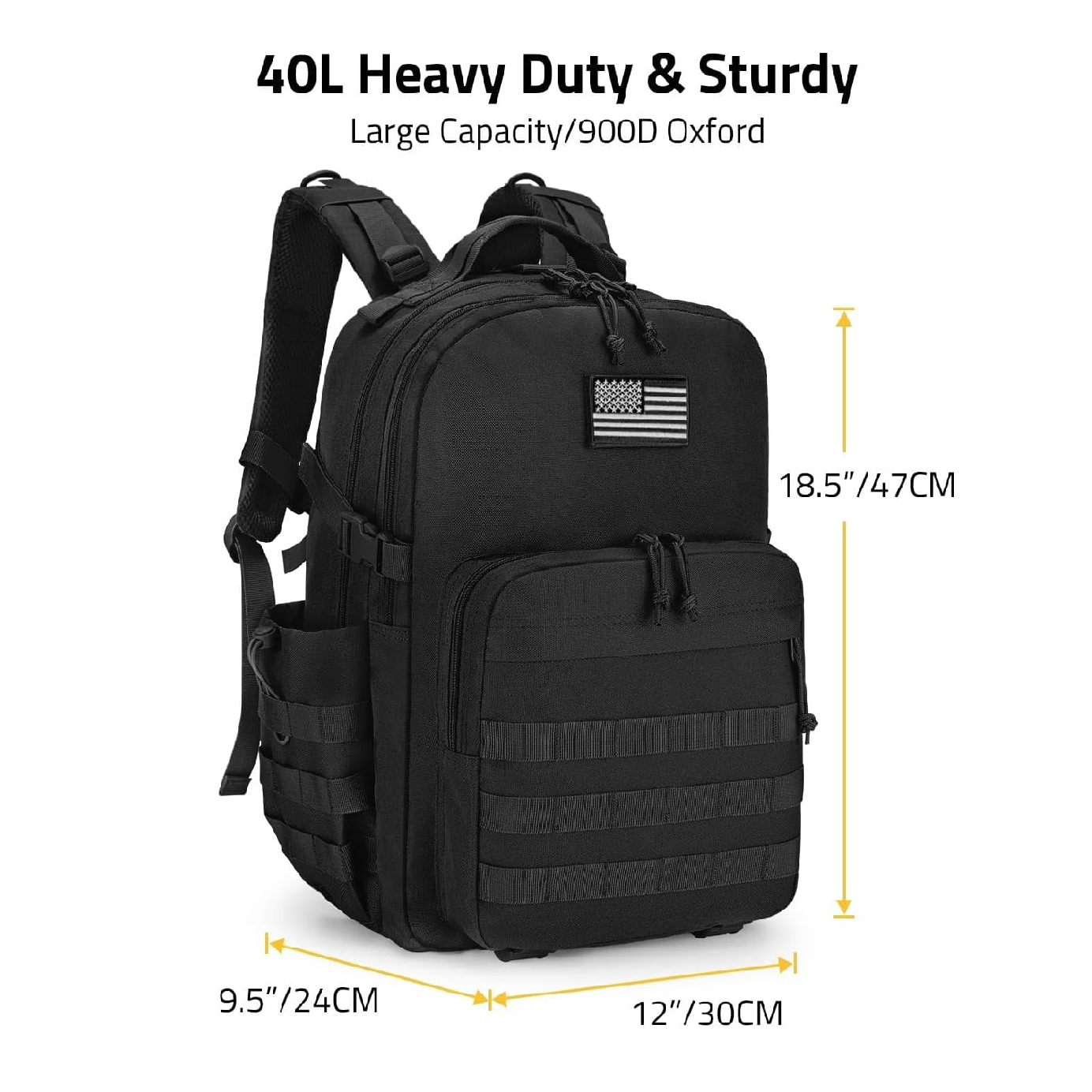 40L Brightify Outdoor Camping Backpack