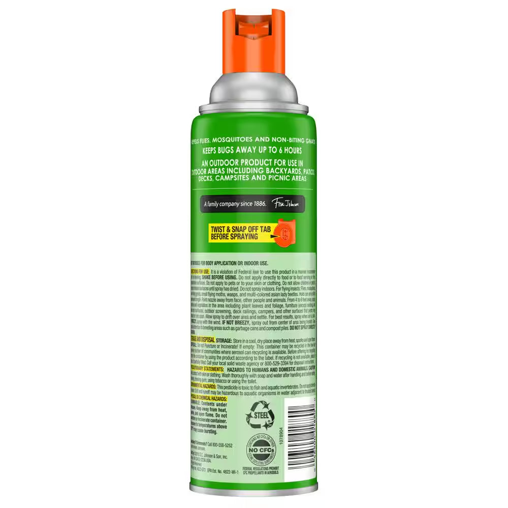 Backyard Outdoor Fogger, Bug Repellent Fog for Mosquitoes, Flies and More, 16 Oz.