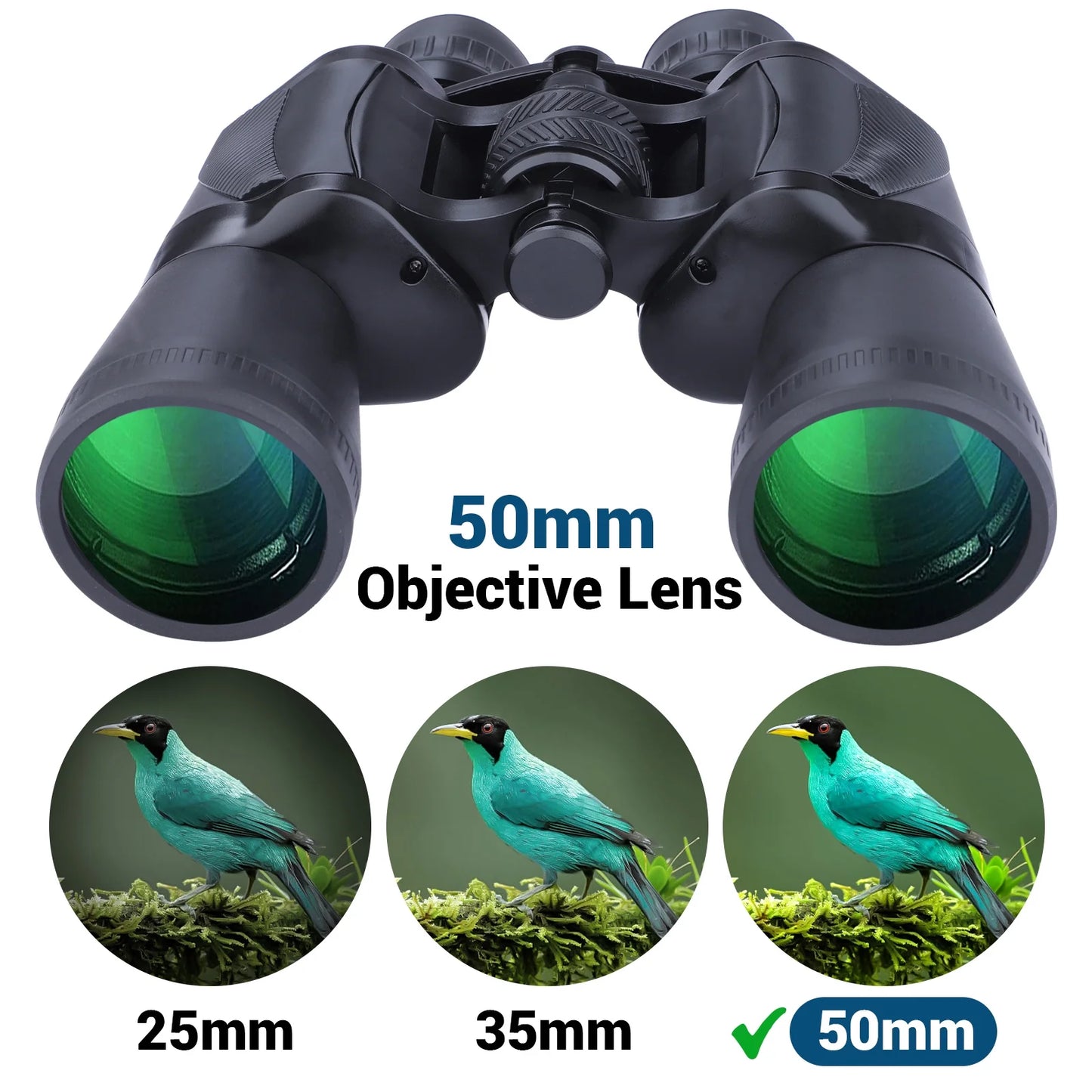 20X50 Binoculars for Adults, HD High Powered Binoculars, Waterproof Binoculars for Bird Watching Hunting Camping