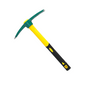 15 In. Zeonhak Forged Steel Weeding  Pick Axe with Fiberglass Handle