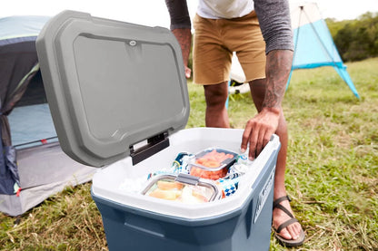 316 Series 60QT Hard Chest Wheeled Cooler, Lakeside Blue