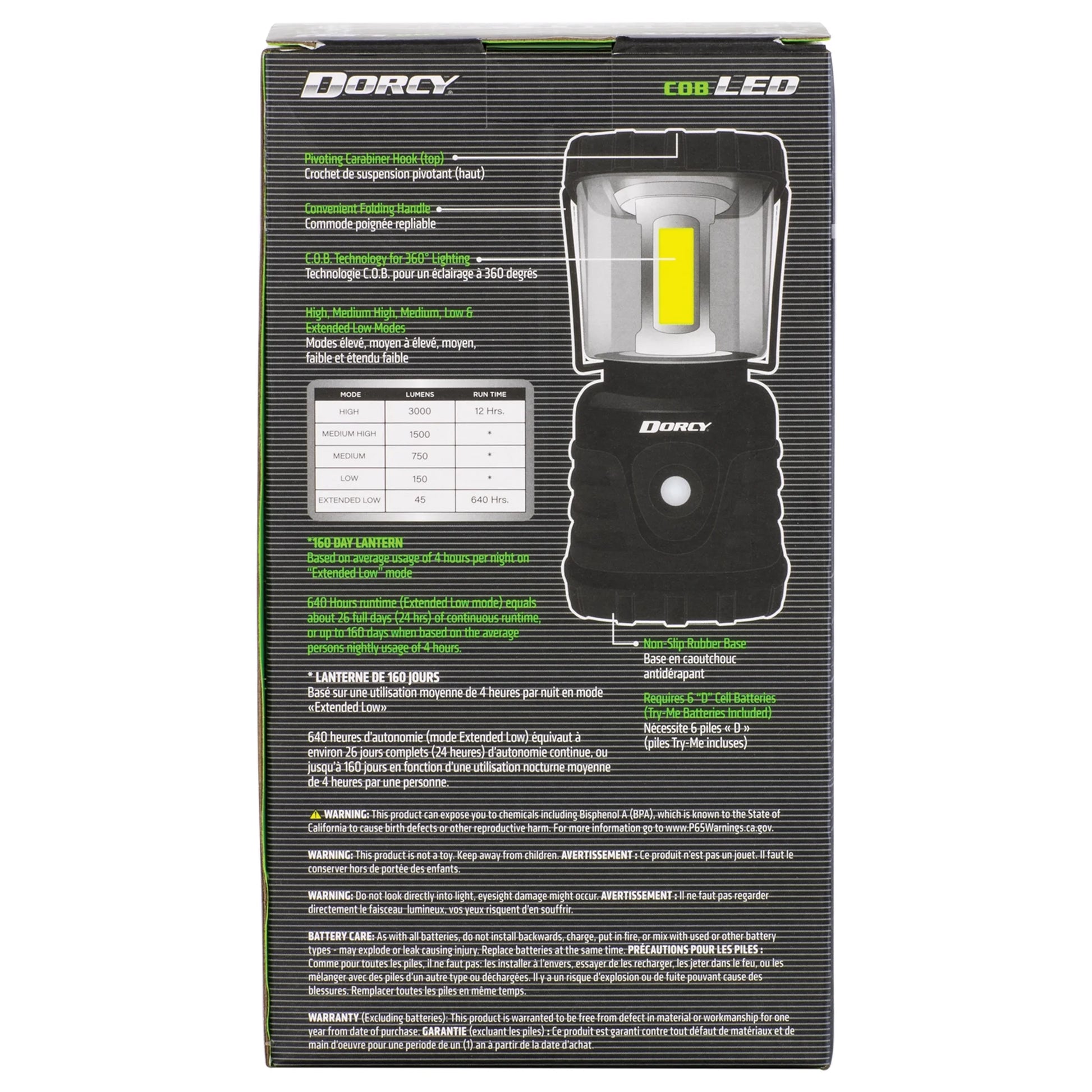 3000 Lumens Electric Camping Lantern