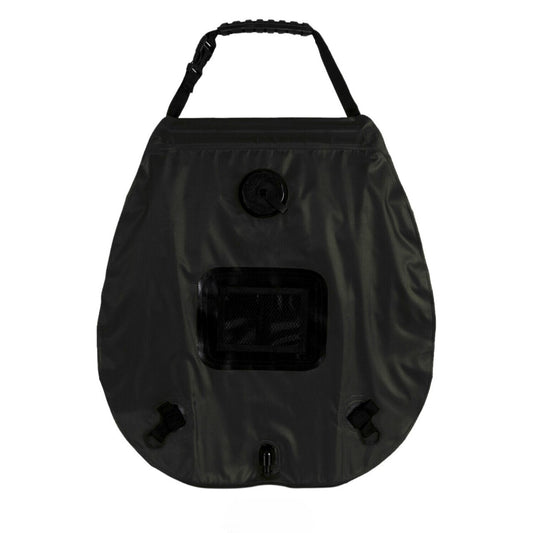 20L Portable Solar Heated Camping Shower Bag Black