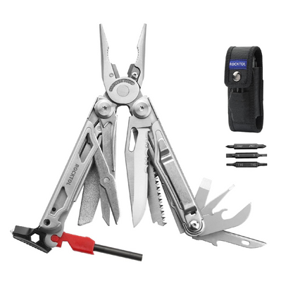 22 In 1 Rocktol Multitool Pliers with Fire Starter