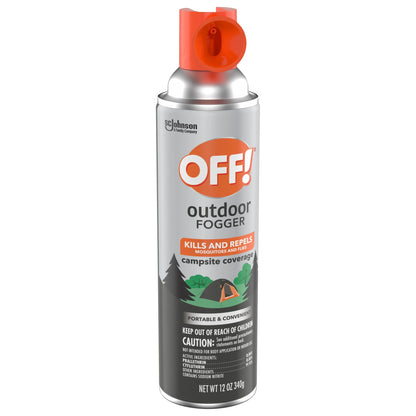 Outdoor Mosquito Fogger, Campsite Insecticide with up to 6 Hours of Protection, 12 Oz