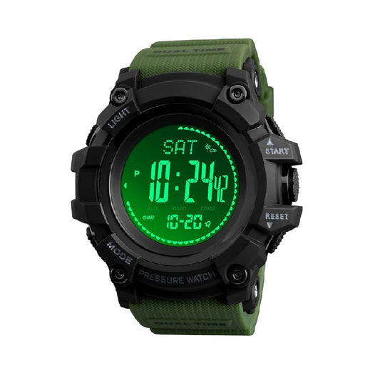 Waterproof Outdoors Sport Digital Watch Green