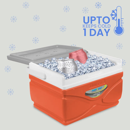 4.5 Liter Hard Portable Cooler Orange