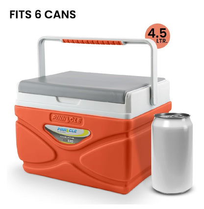 4.5 Liter Hard Portable Cooler Orange