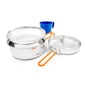 1 Person GSI Glacier Mess Kit for Camping Stainless Steel