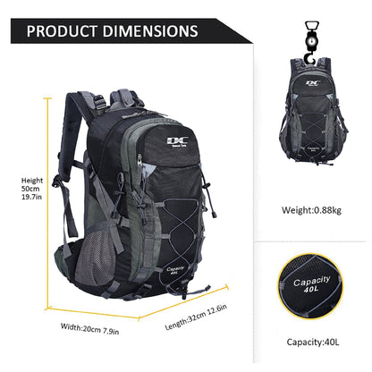 40L DC Hiking Backpack for Men and Women