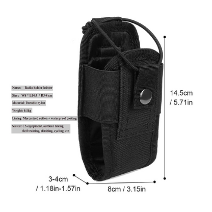 Molle Tactical Radio Holder Universal Radio Case