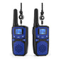 Portable Adult Two-Way Walkie Talkie 2 Pack Blue