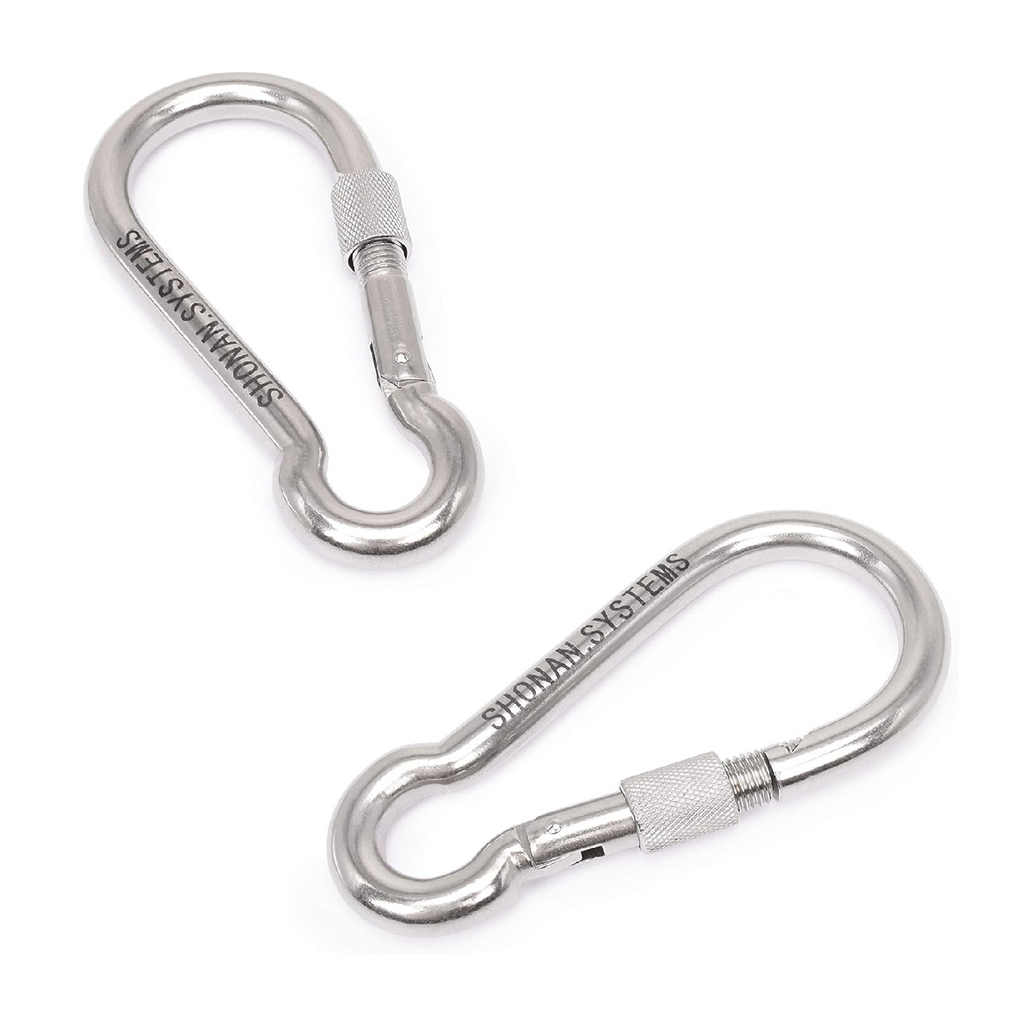 Shonan 3.1 In. Locking Carabiner Steel 4 Pack