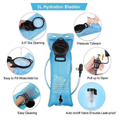 17L Hydration Backpack Brightify with 3L TPU Water Bladder