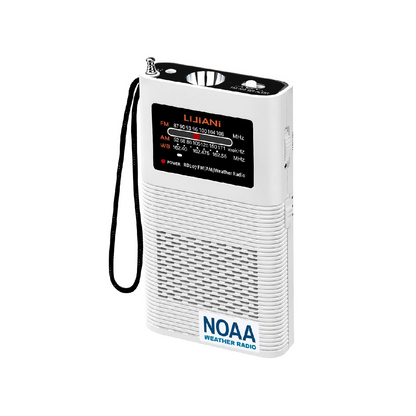 Pocket NOAA Weather Radio AM/FM Transistor