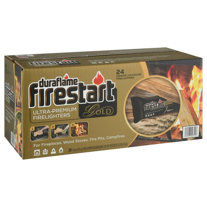 (2 Pack)  Firestart Gold Ultra Premium 4.5 Oz Fire Starters 24-Pk