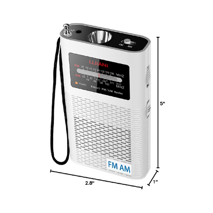 Pocket NOAA Weather Radio AM/FM Transistor