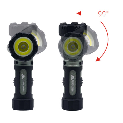 LED Swivel Flashlight, 450 Lumens,3*Aaa Batteries, 133G