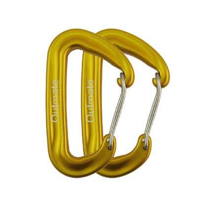 12Kn Outmate Heavy-Duty Carabiner Clips 2 Pieces