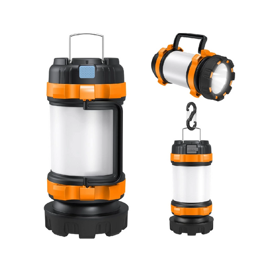 800 Lumens Camping Lantern Rechargeable Flashlight 6 Modes