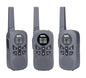 23 Mile Walkie Talkie 3 Pack with Two Way Radios, LED Light, 22 FRS Channel Options