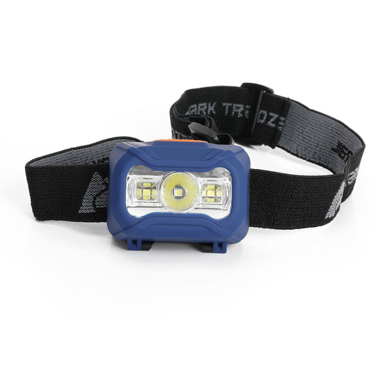 LED 100 Lumens Headlamp, Blue, 3AAA Batteries Included, Model 31639, 0.21 Lbs