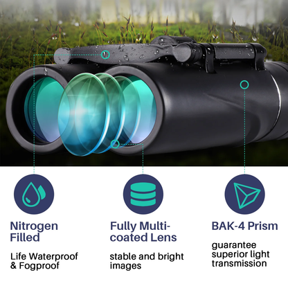 10X25 Precision HD Binoculars