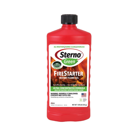 Sterno Instant Flame Fire Starter Gel 16 Oz