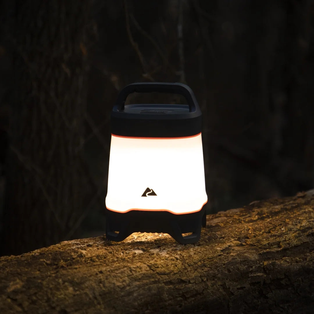 1000 Lumen Lantern - LED Camping Light, 275-Hour Runtime, Orange & Gray