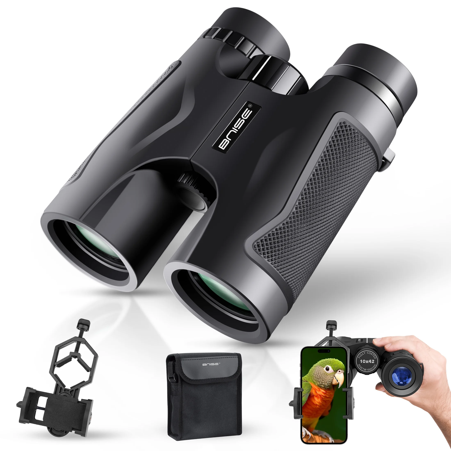 10X42 Bnise HD Binoculars