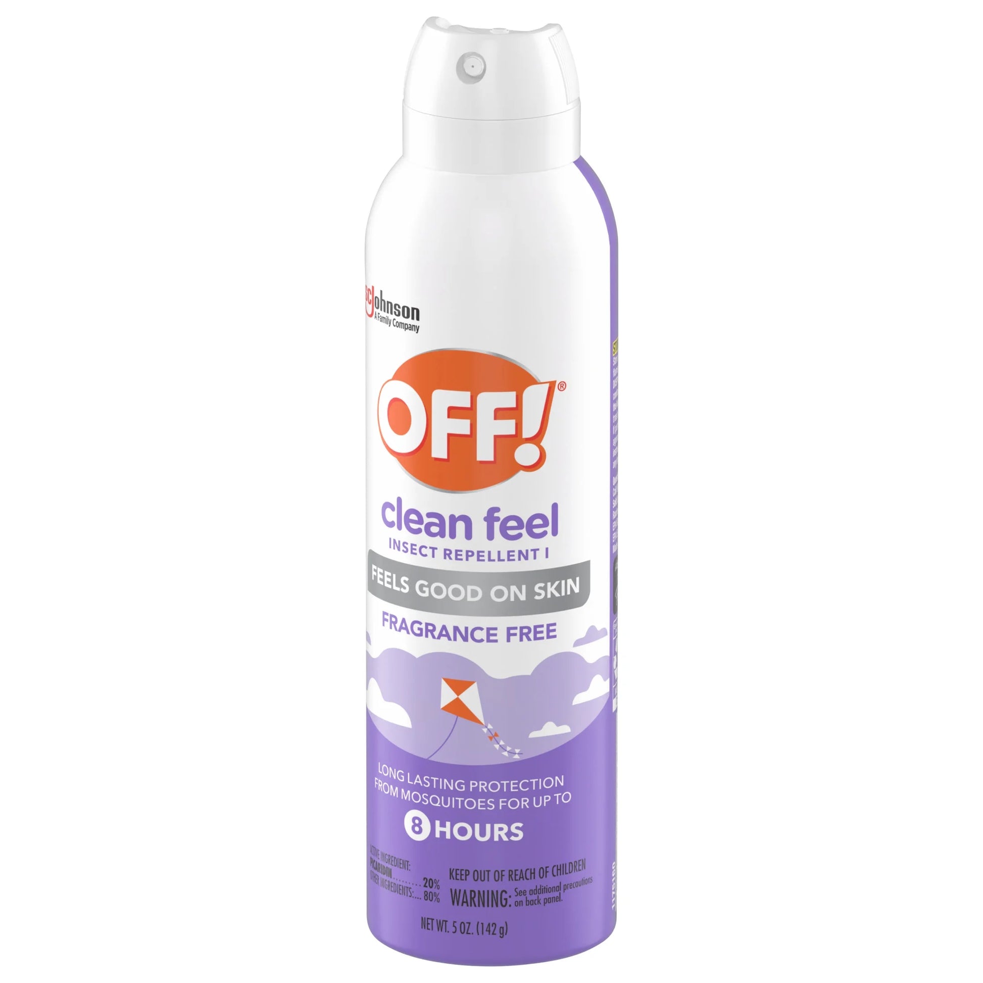 Clean Feel 20% Picaridin Insect Repellent I Aerosol, Fragrance Free, Stocking Stuffers, 5 Oz