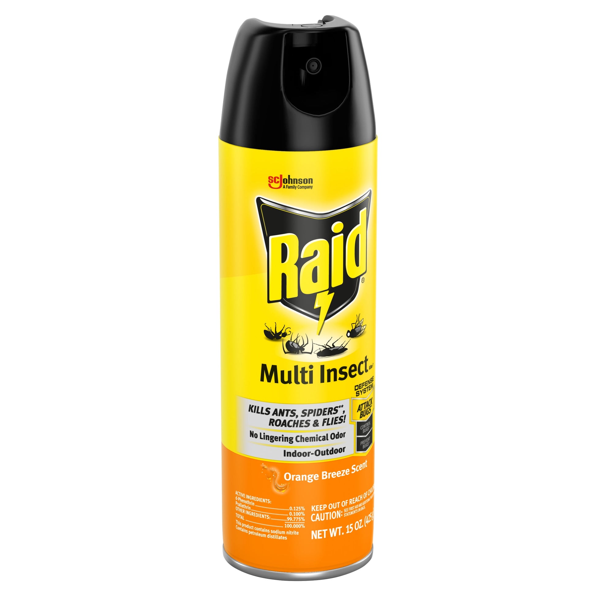 Multi Insect Killer 7, Bug Killer Spray, Orange Breeze Scent, 15 Oz