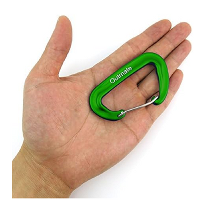 12Kn Outmate Heavy-Duty Carabiner Clips 2 Pieces