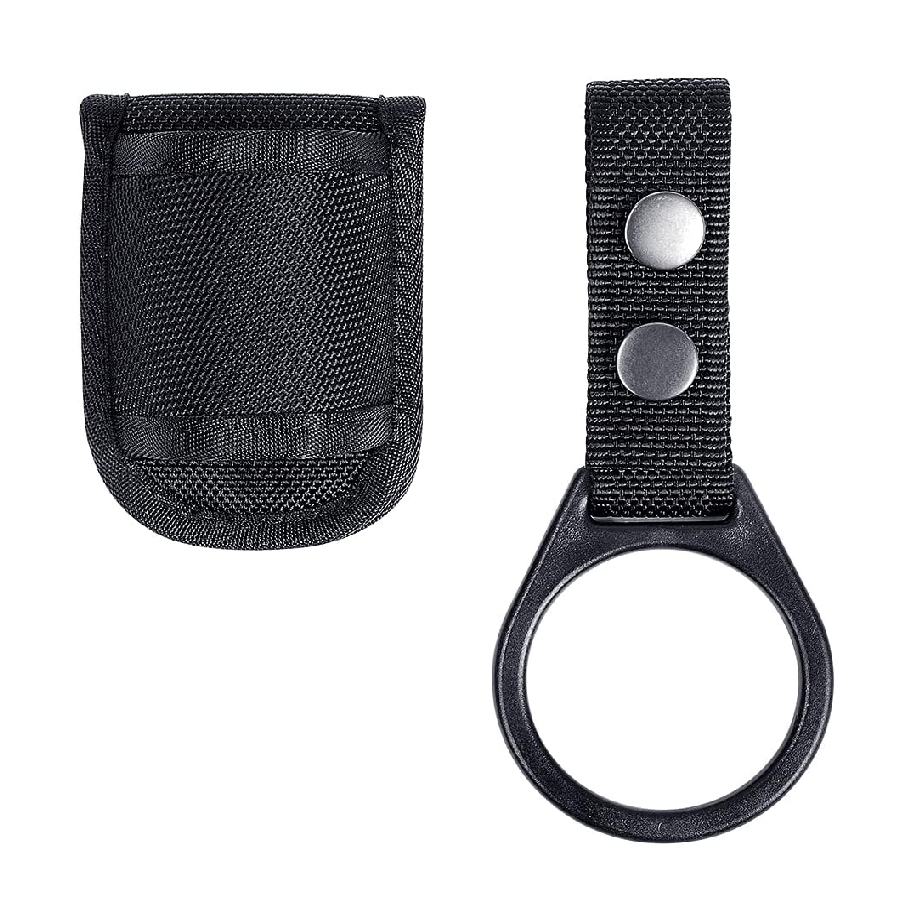 Compact Flashlight Holder (Open Top)+ Flashlight Ring Strap Holder