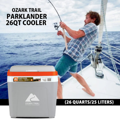 25L Ozark Trail Hard Sided Portable Ice Chest Cooler