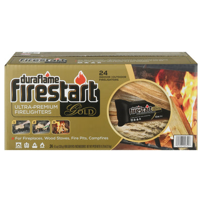 Firestart Gold Ultra Premium 4.5 Oz Fire Starters 24-Pk