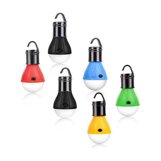 150 Lumens LED Hanging Camping Lantern Bulbs 6 Pack