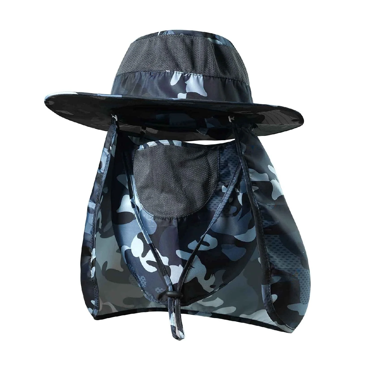 Nylon Unisex Sun Flap Hat