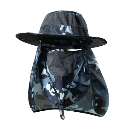 Nylon Unisex Sun Flap Hat