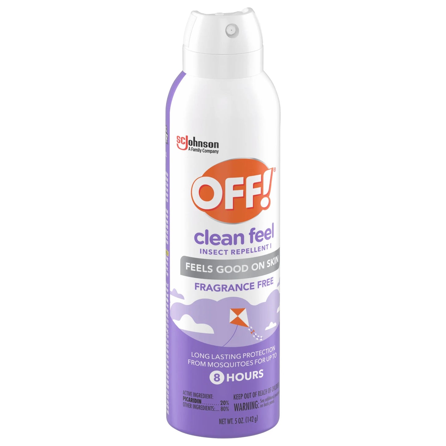 Clean Feel 20% Picaridin Insect Repellent I Aerosol, Fragrance Free, Stocking Stuffers, 5 Oz