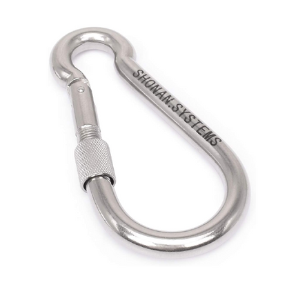 Shonan 3.1 In. Locking Carabiner Steel 4 Pack