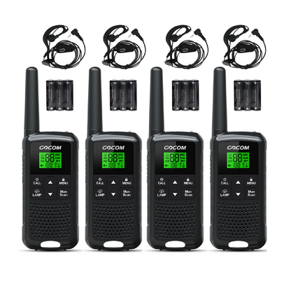 Gocom Two-Way Walkie Talkie 4 Pack