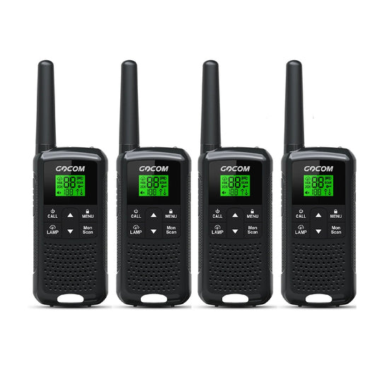 Gocom Two-Way Walkie Talkie 4 Pack