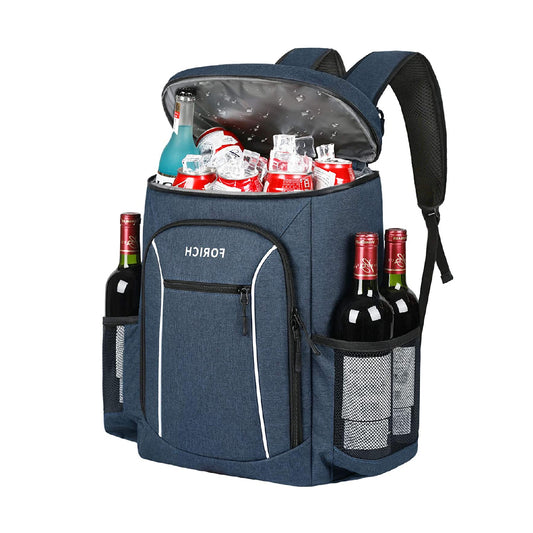 Forich Backpack Cooler Waterproof Blue 30 Cans