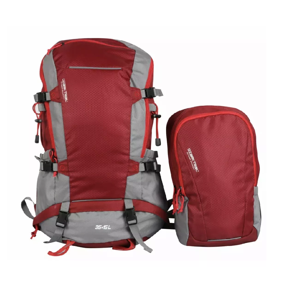 2 In 1 Hiking Backpack with Detachable 35L+15L Daypack